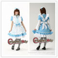 Whloesale Custom made lovely maid uniform costume